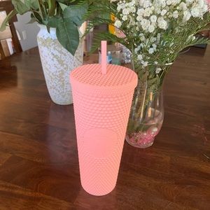Starbucks matte pink tumbler